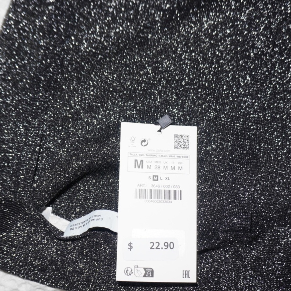 Women’s zara open back knit top